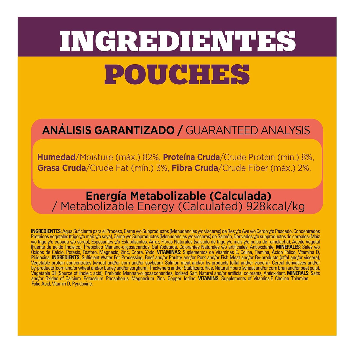 Pedigree Pancita Saludable Sobres para Perros Adultos Sabor Salmón y Arroz 24 Sobres 100g c/u