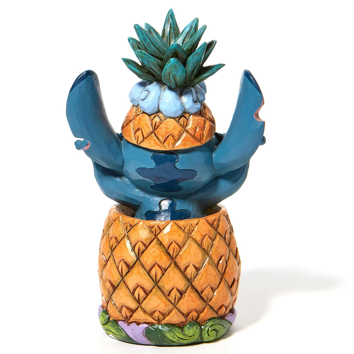 Enesco Jim Shore Disney Traditions Lilo and Stitch Figura de piña, 5.75 Pulgadas, Multicolor