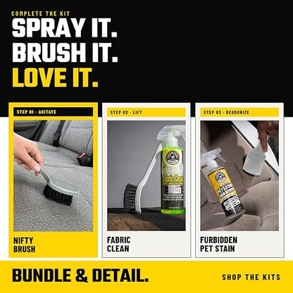 Chemical Guys "The Nifty Brush Cepillo para Detalles Interiores, Lote de 1