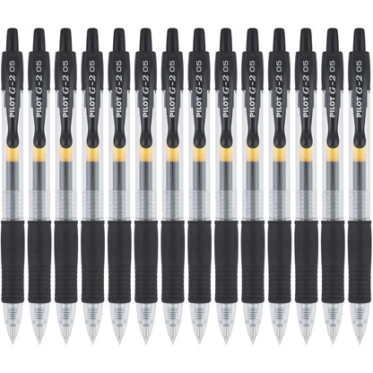 Pilot, G2 Premium - Bolígrafos de gel de punta extrafina de 0,5 mm, paquete de 14, color negro