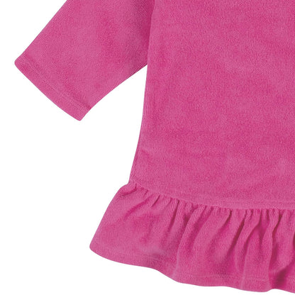 Gerber Baby Girls' and Toddler Zipper Hoodie Terry Swimsuit Cover Up