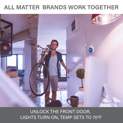 Sengled Matter - foco LED inteligente (A19), multicolor, compatible con Alexa, equivalente a 60 W, 800 lm, emparejamiento instantáneo, paquete de 1