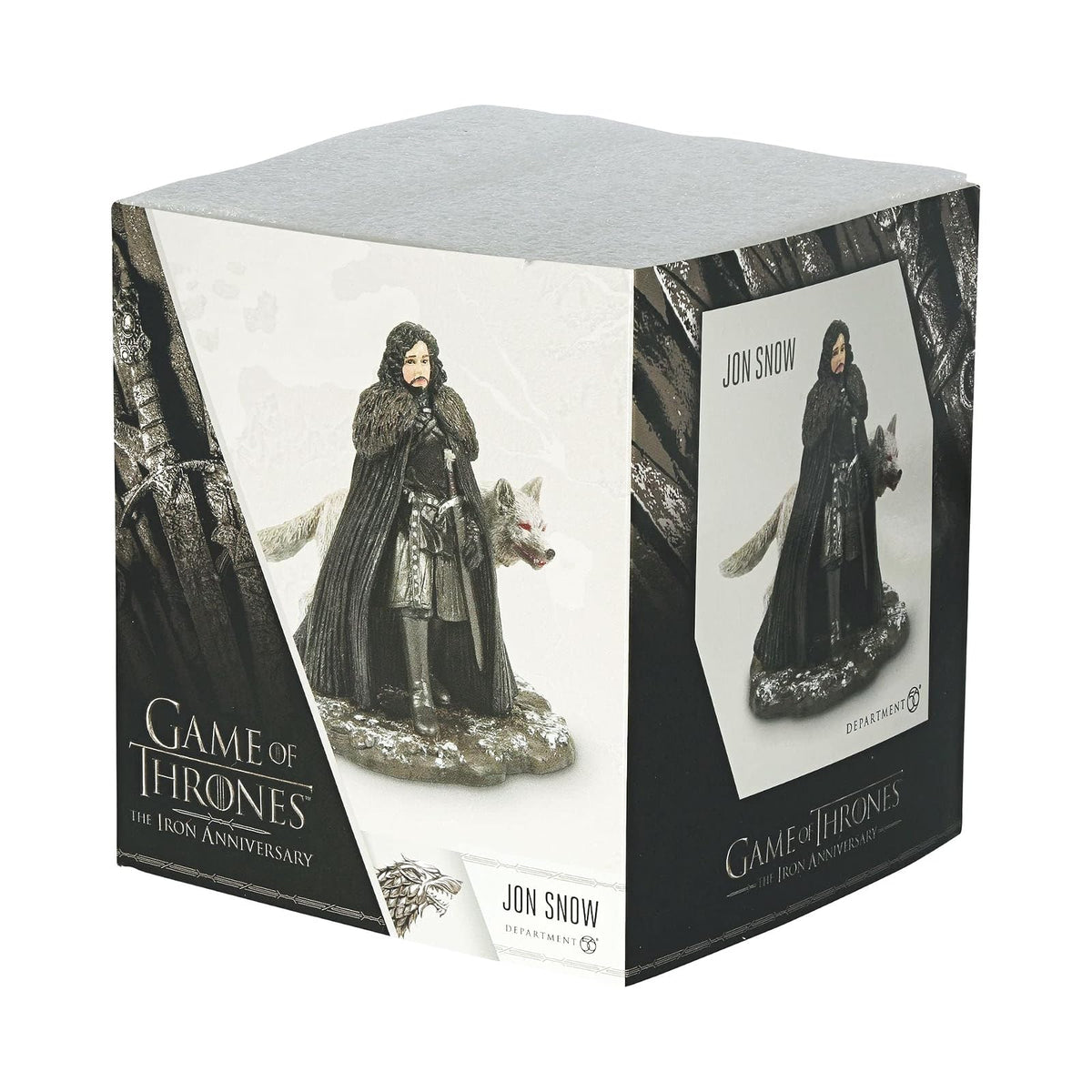 Department 56 Game of Thrones Village Accessories - Figura de Nieve de Jon, 3.27 Pulgadas, Multicolor