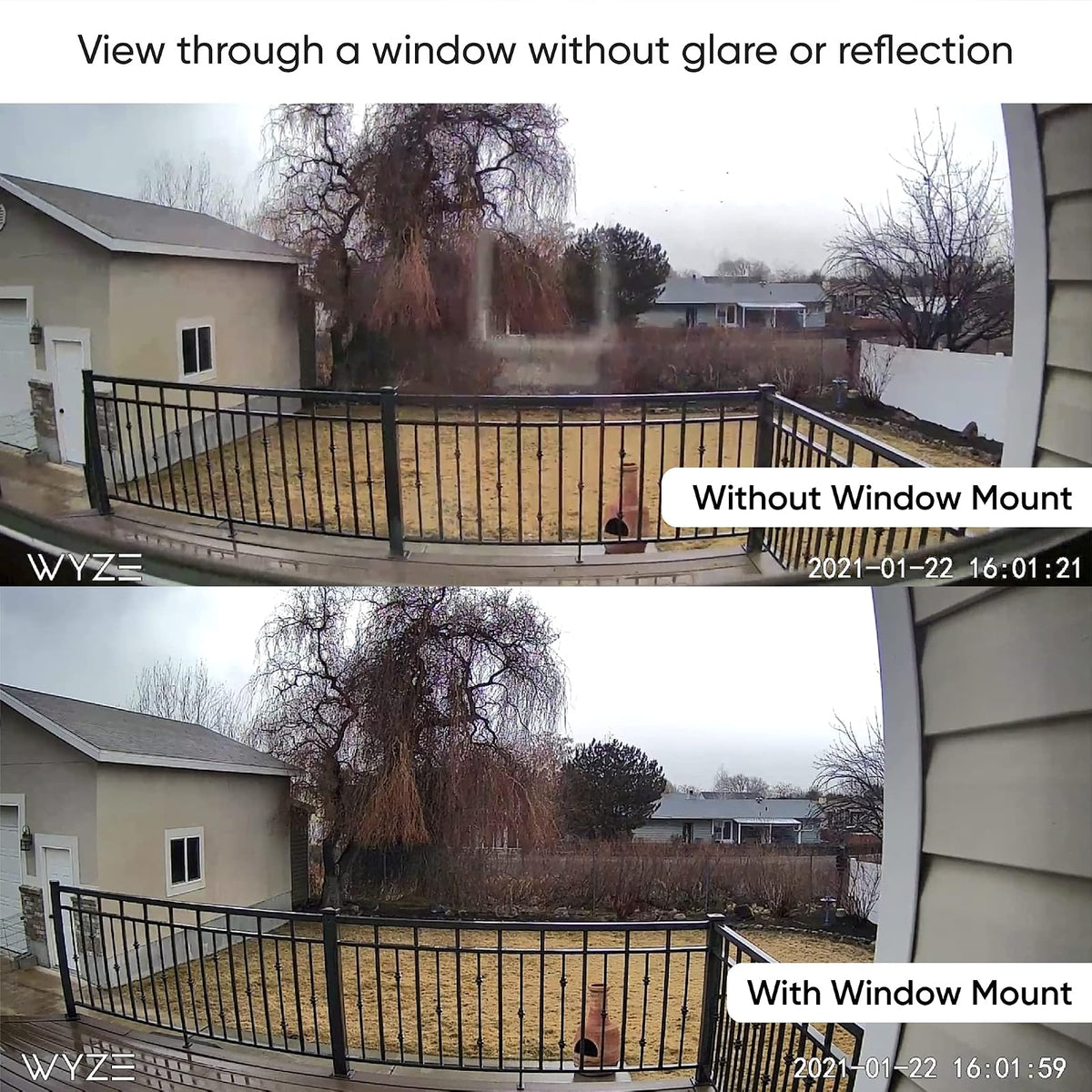 WYZE - Soporte de Ventana CAM OG, v3, v3 Pro, v4