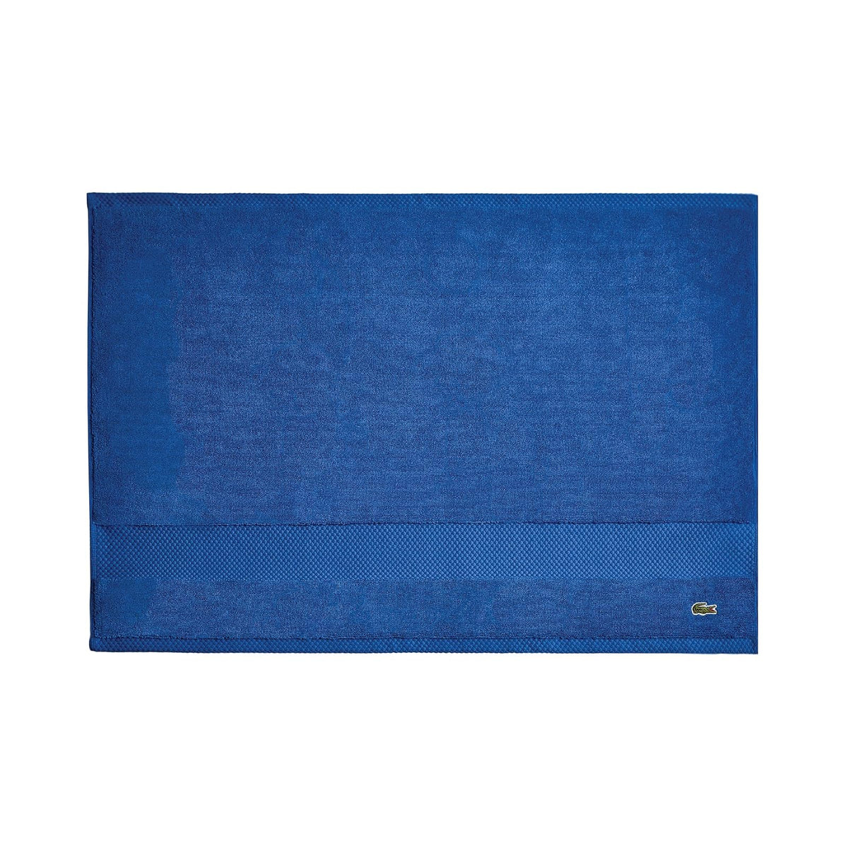 Lacoste Heritage Supima Toalla de Algodón - Bath Mat 21x31 - Azul Surf