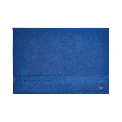 Lacoste Heritage Supima Toalla de Algodón - Bath Mat 21x31 - Azul Surf