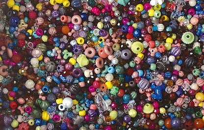The Beadery B100B5LB Bonanza 5 lb of Mixed Craft Beads, Multicolor, Mixed Sizes