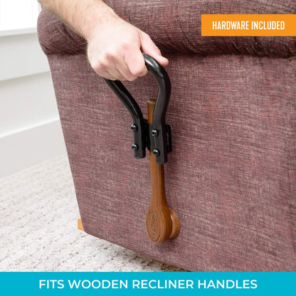 Stander 3000 Recliner Lever Extender Ergonomic Curve Grip Secure Fit for Easy Chair Handles