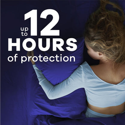 Always Infinity FlexFoam Almohadillas para mujer, talla 5, extra pesadas durante la noche con alas, 30 unidades