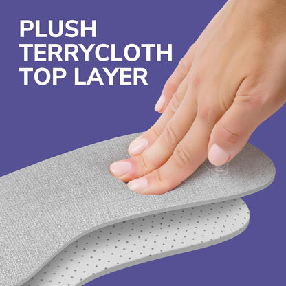 Plantillas acolchadas sin calcetines Dr. Scholl's Go, 3 pares, recortadas para adaptarse