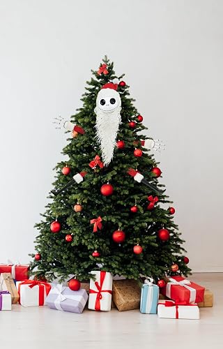 Department 56 Possible Dreams Disney The Nightmare Before Christmas - Juego de Punta de árbol Santa Jack, 12 Pulgadas, Multicolor