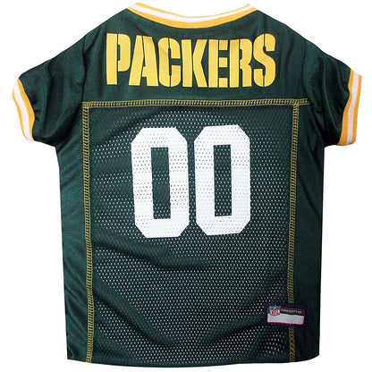 Pets First Jersey NFL para Perro y Gato, con Licencia Oficial - Green Bay Packers - Grande