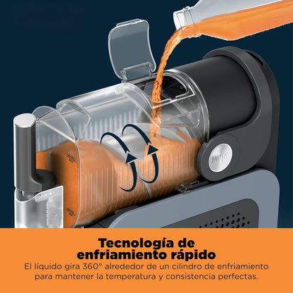 Ninja SLUSHi RapidChill Bebidas y Granizados 2.6L 5 Programas FS301LAA | RapidChill: sin Hielo, Congela en 60 Min | 7+ Porciones | Congelado Hasta 12 Hrs | Limpieza Fácil, Piezas Lavavajillas