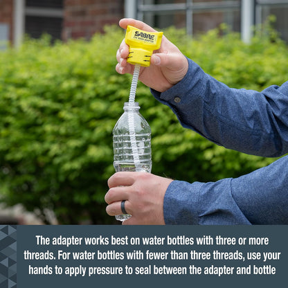 SABRE Adaptador para Lavado de Ojos – Convierte la Botella de Agua en un Dispositivo de Lavado de Ojos – Descarga contaminantes Desde el Ojo