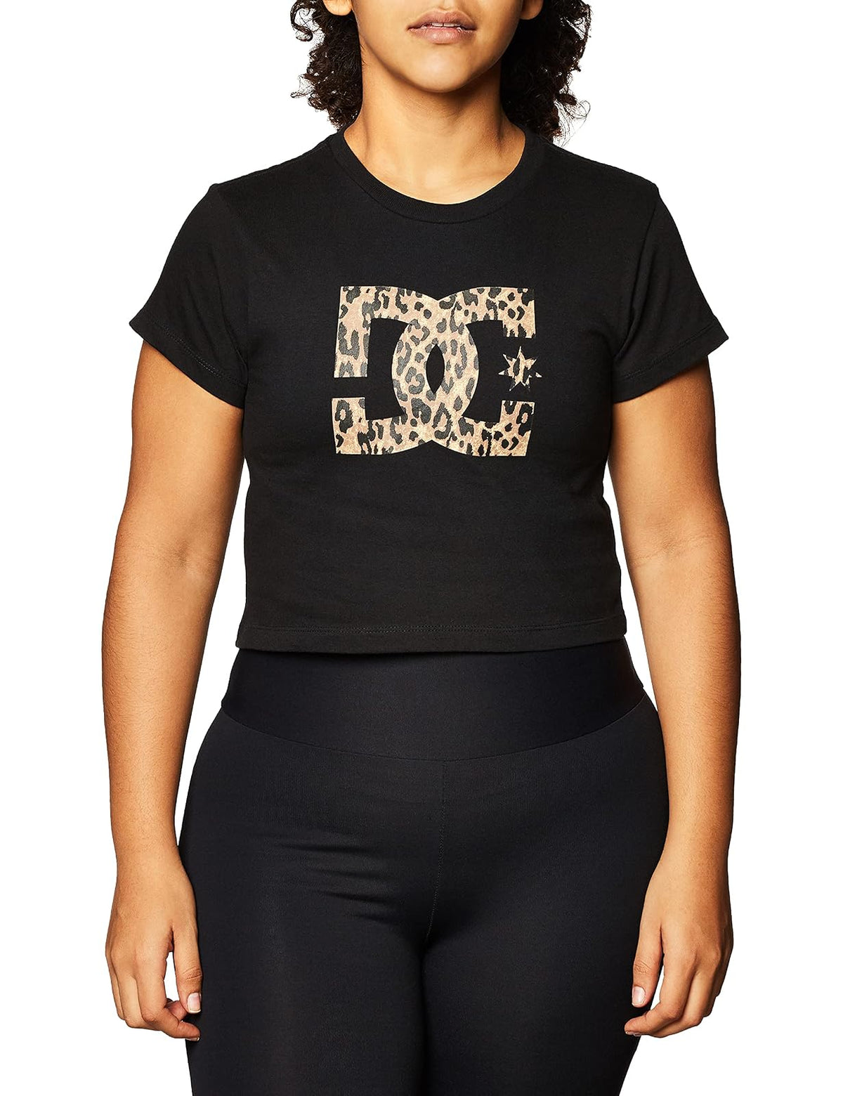 DC APPAREL Star Crop Playera Camisa para Mujer