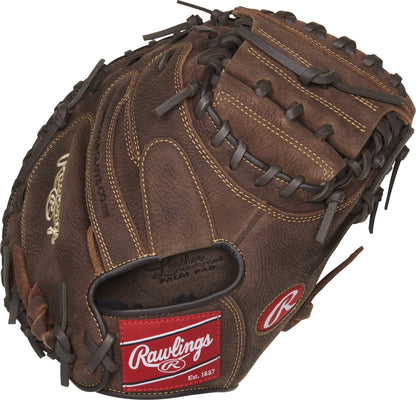 Rawlings | Mitón de béisbol Preferido para Jugadores, Tiro para Mano Derecha, 33 Pulgadas, Red Cerrada de una Sola Pieza