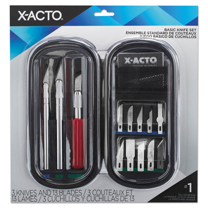 X-ACTO Compression Basic Knife Set, Great for Arts and Crafts, including Pumpkin Carving