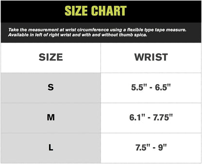 Aircast A2 Wrist Support Brace with Thumb Spica
