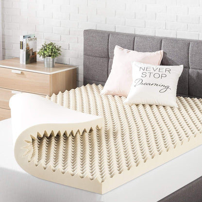 Best Price Mattress Cubrecolchón de Espuma con Diseño de Caja de Huevos, CertiPUR-US - Individual - Infusión de cobre de 3 pulgadas