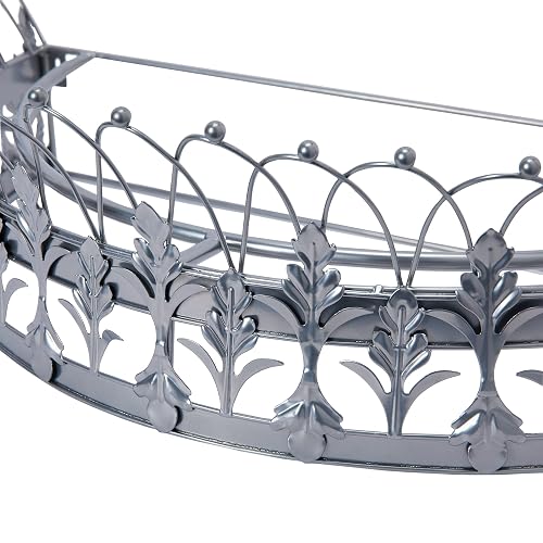Creative Co-Op Cortina Decorativa de Metal o Corona de toldo