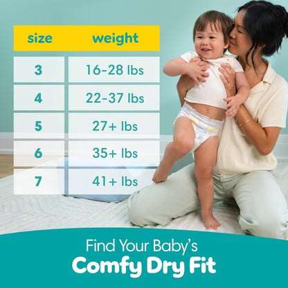 Pampers Swaddlers 360 Pañales tamaño 3, 70 unidades, pañales desechables
