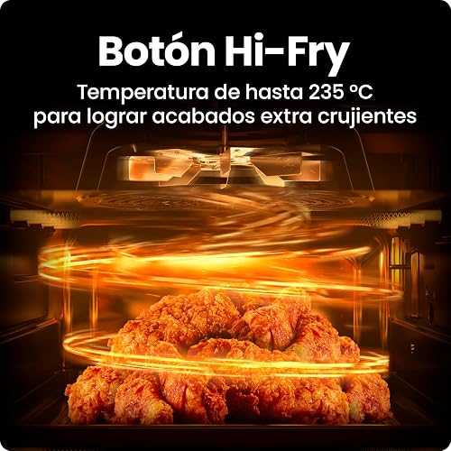 Chefman | Freidora de Aire Digital de 3.7 Litros de capacidad | TurboFry | Control Digital de un solo Toque.