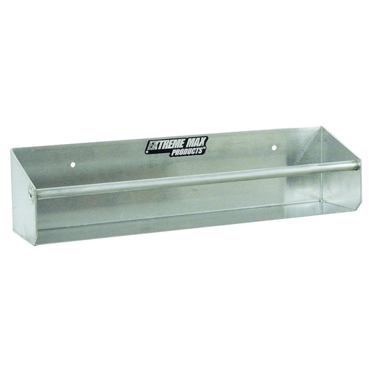Extreme Max Estante de Almacenamiento de Aluminio para Montaje en Pared 5001.6062, Plateado
