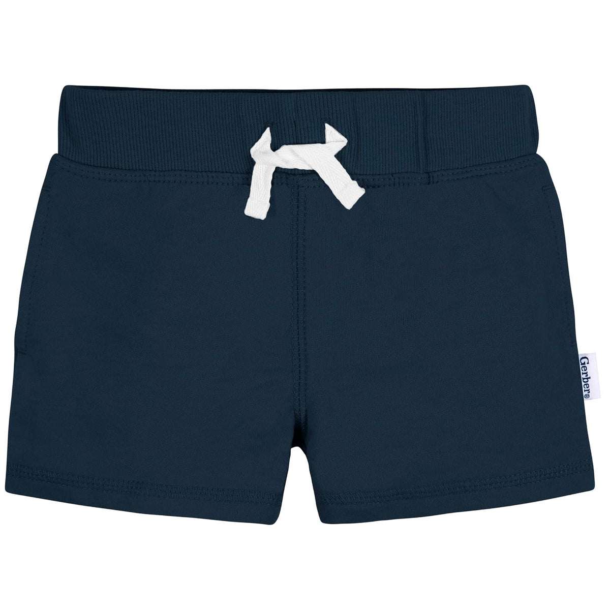 Gerber Paquete de 3 Pantalones Cortos de Punto sin Cierre Pantalones Cortos Informales para Bebé-Niños
