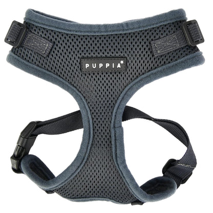 Puppia Arnés RiteFit para Perro con Cuello Ajustable - Mediano - gris