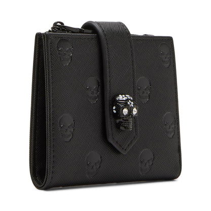 Betsey Johnson Skullicious Bifold, negro, talla única, Negro -, Talla unica