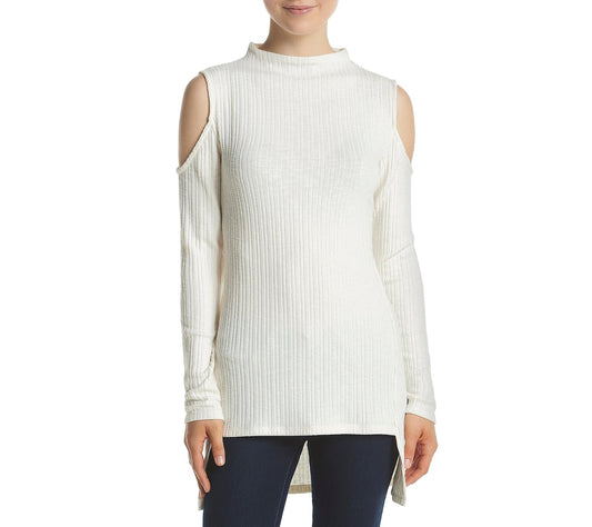 kensie Top Mixto de Hombro Descubierto para Mujer