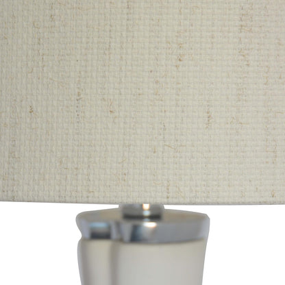 Luzerna CM-0022 Lámpara De Mesa Farfalla, Color Blanco Mate, 1 Unidad