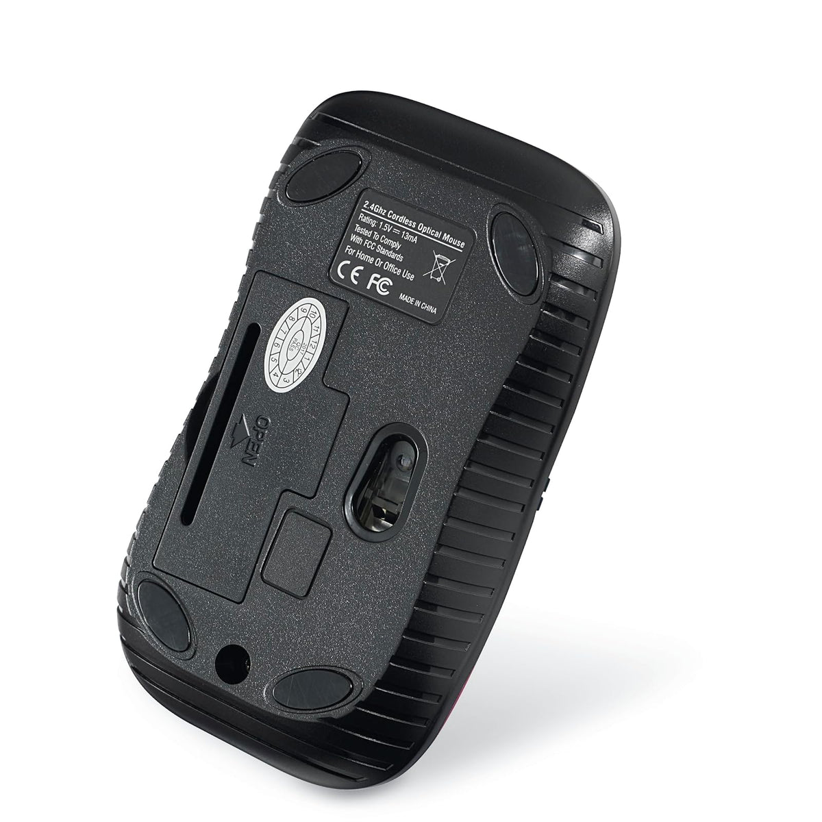 Verbatim Mouse Óptico Inalámbrico, 2.4 GHz, Sensor Óptico de 1200 dpi, Diseño Ambidiestro.
