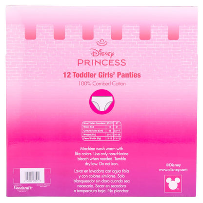 Disney Girls Princess Exclusive 12 Days of Surprise Unboxing Bragas perfectas para Regalar o Entrenar al baño en 2/3T, 4T, 6, 8