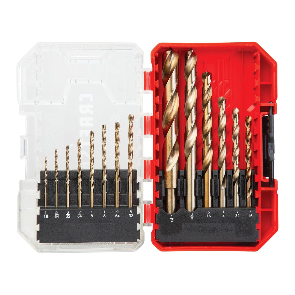 CRAFTSMAN - Juego de brocas de óxido dorado de 14 piezas para madera, plástico o metal (CMAM2214)