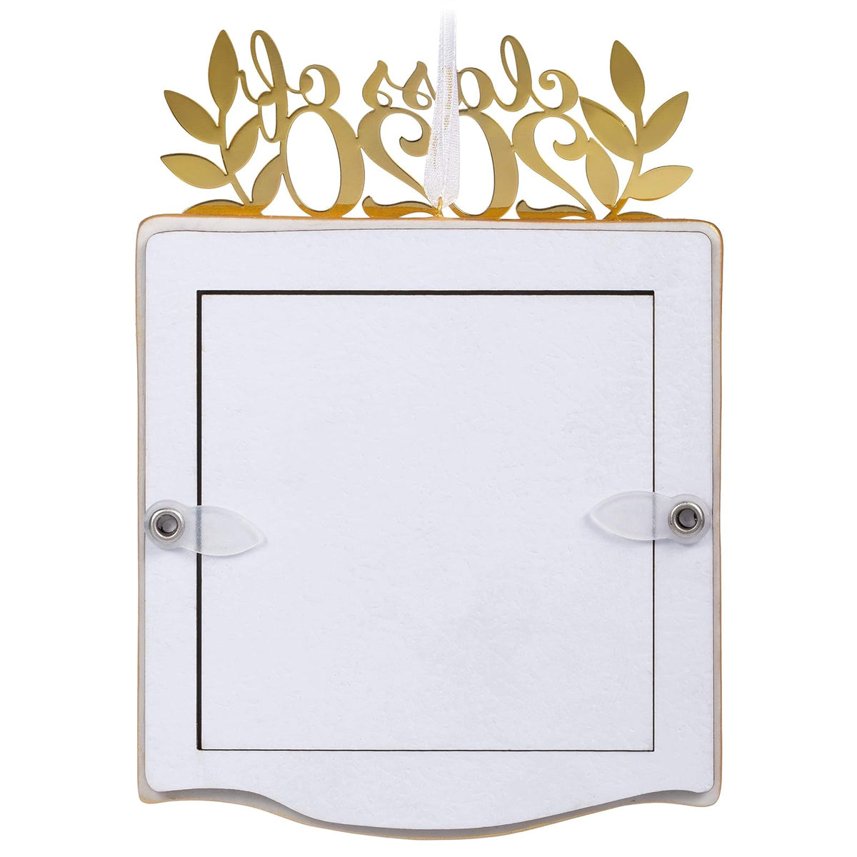 Hallmark Keepsake Adorno de Navidad 2020 Año Fechado Felicitaciones, Grad! Marco de Fotos de Porcelana y Metal