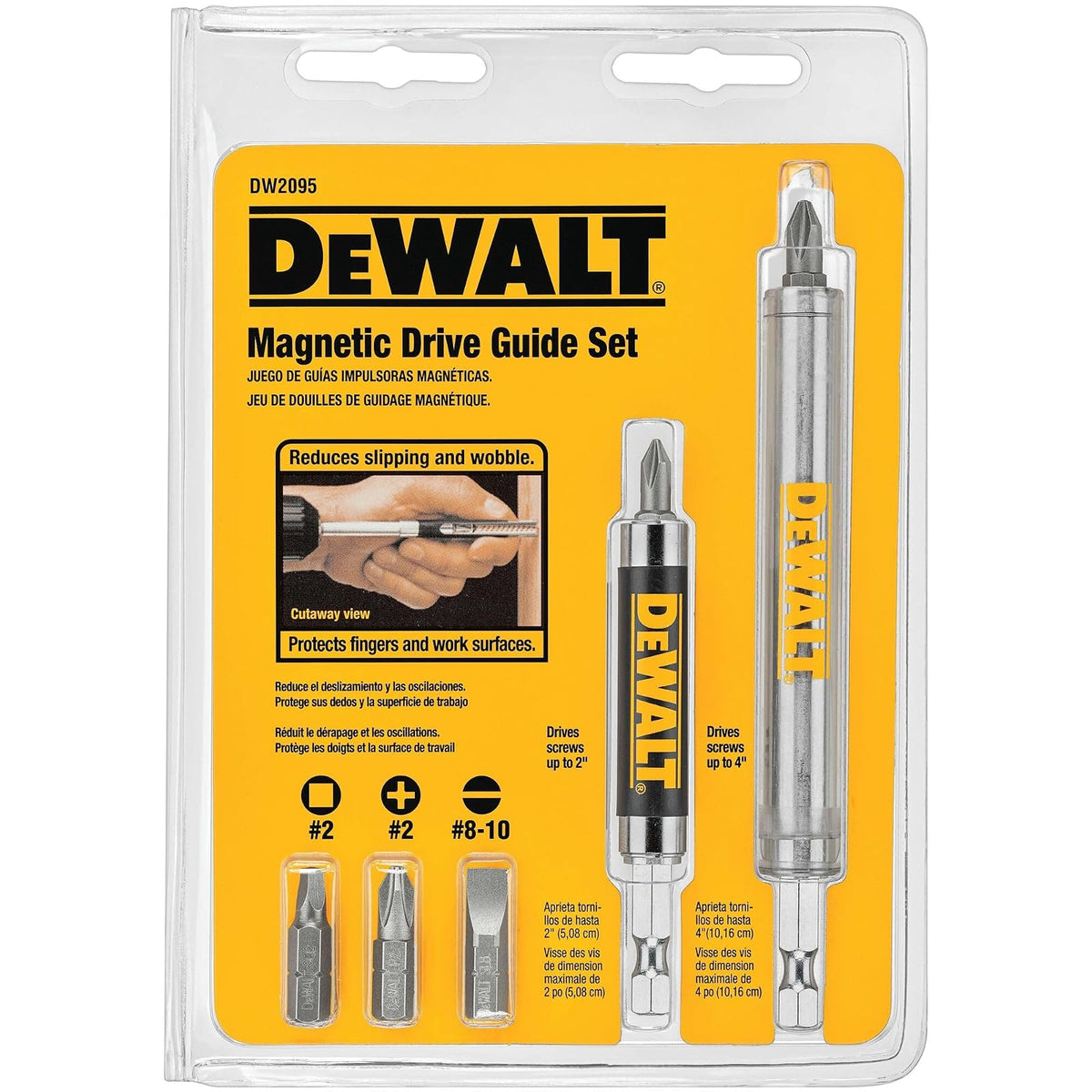 Dewalt DW2095 Juego de Guías Magnéticas para Tornillos