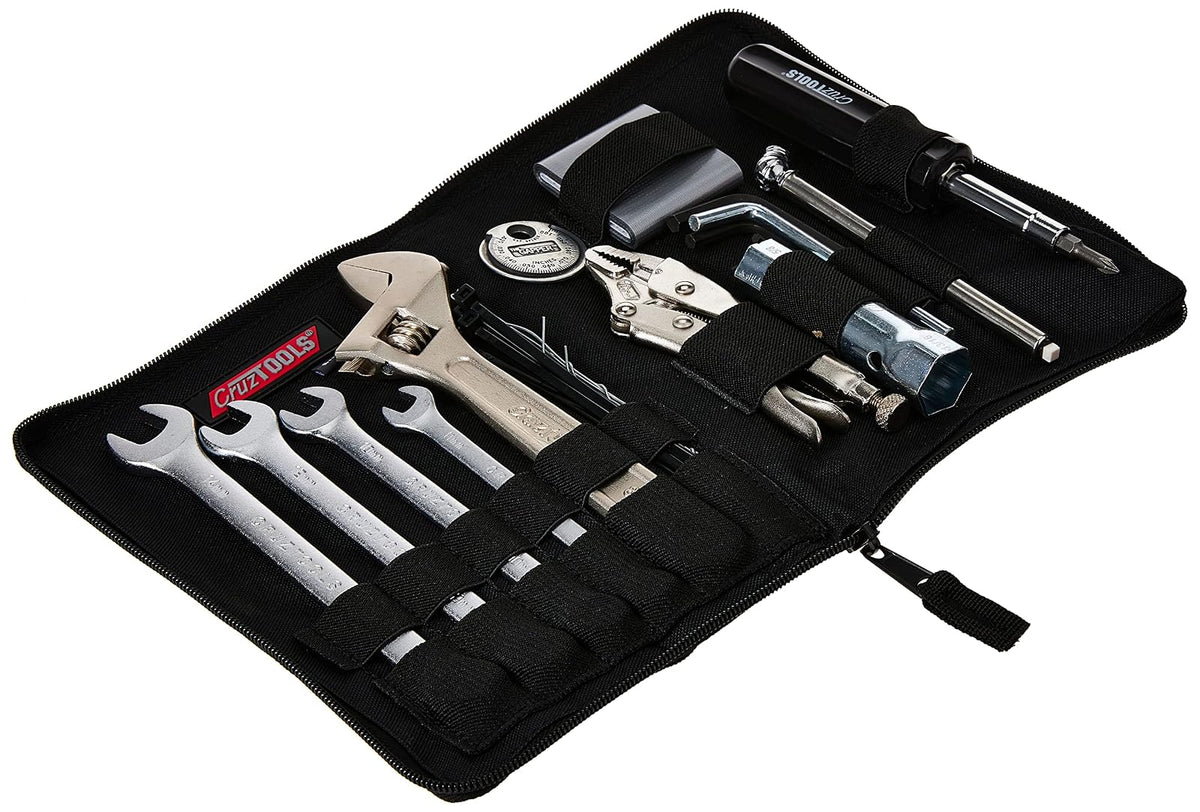 CruzTOOLS EKM1 EconoKIT M1 - Kit de Herramientas para Motocicleta métrica Japonesa, ATV, UTV