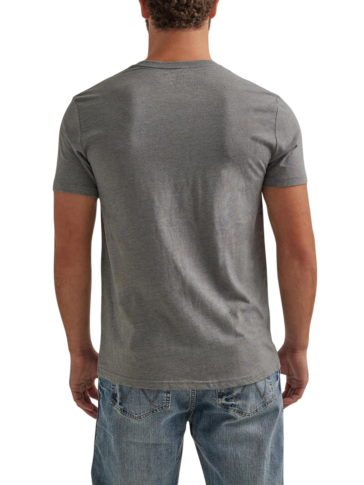 Wrangler Western - Playera de Manga Corta con Cuello Redondo para Hombre