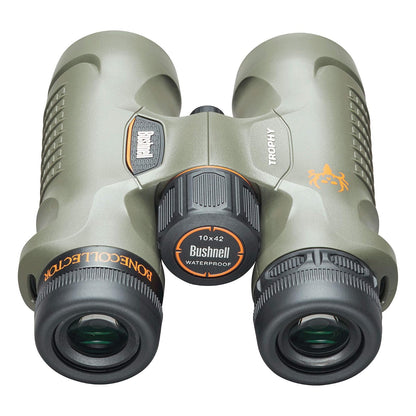 Bushnell 334210 Binocular Bone Collector Roof Fmc, Green, 10X42, Box 6 l