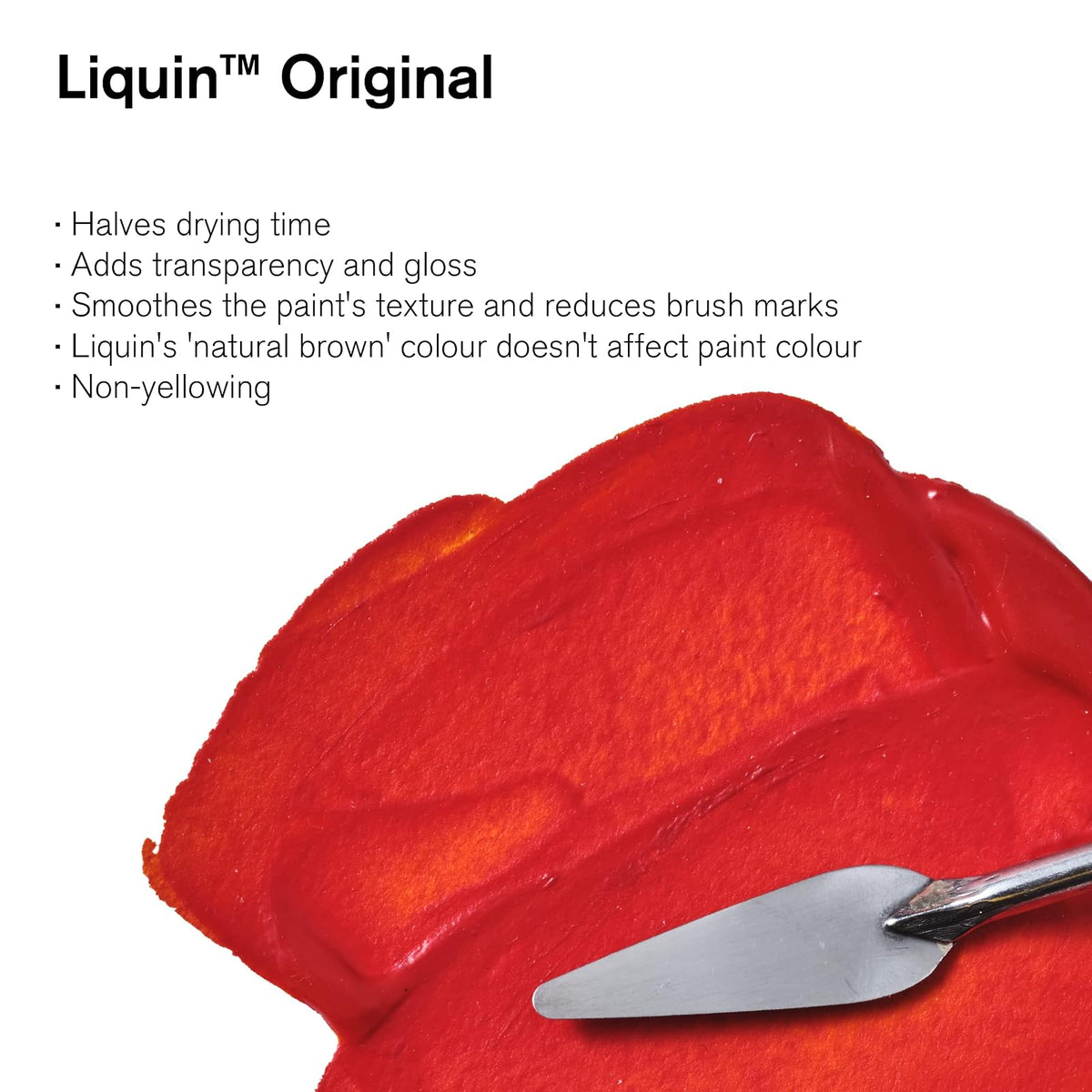 Winsor & Newton Liquin Original Medium Botella de 500 ml | Medio esencial para pintores al óleo que reduce el tiempo de secado y mejora la transparencia, el brillo y la mezcla.
