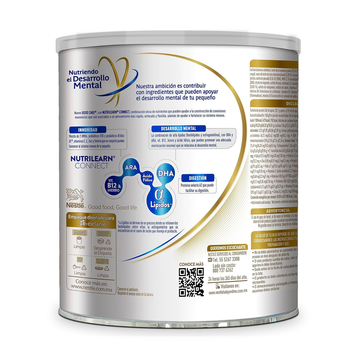 Good Care 3 Alimento Para Niños de Corta Edad A Base De Leche, Lata 800 g