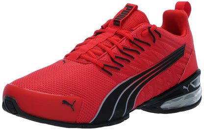 PUMA Voltaic EVO Tenis Deportivos para Hombre - 31.0 cm - Para todos los tiempos Rojo-Puma Negro-Gris Niebla