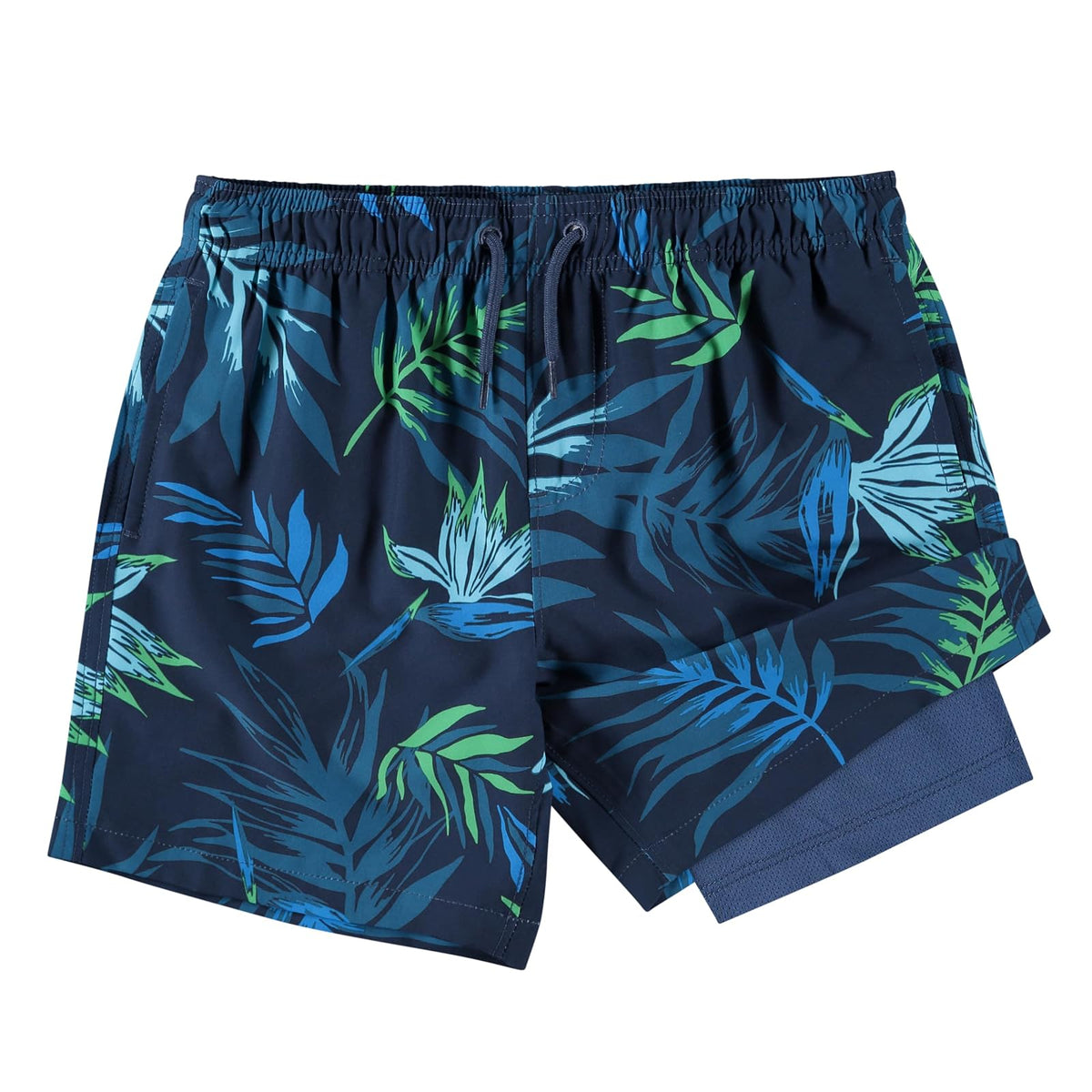 Kanu Surf Adventure Boys Swim Trunks with Compression Liner Quick Dry Stretch Boys Swimsuit Bañador para Hombre Niños