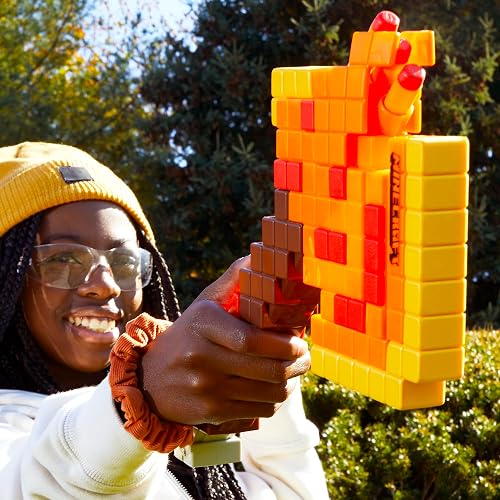 NERF Lanzador Minecraft Firebrand Hacha 6 Dardos