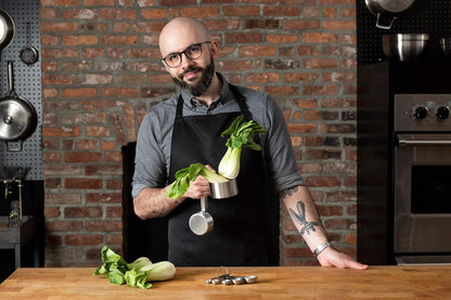 Babish Juego de 10 tazas medidoras y cucharas de acero inoxidable