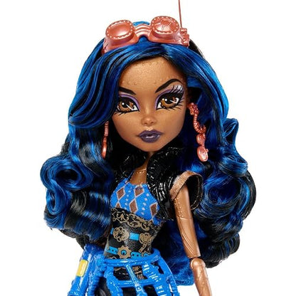 Monster High Skullector Muñeca de Colección Robecca 6+ Años | Línea Creeproduction; figura articulada de estilo retro