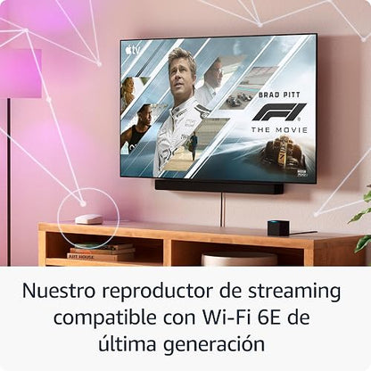 Fire TV Cube (modelo más reciente): Dispositivo de streaming controlado por voz con Alexa, Wi-Fi 6E y 4K Ultra HD