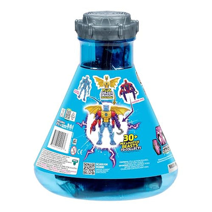 MRBEAST Lab - Paquete múltiple de híbridos, revelan Diferentes Piezas híbridas para Crear 2 Cifras de acción de Mezcla y combinación, además de Partes del dragón Dorado Panther, Combinaciones de