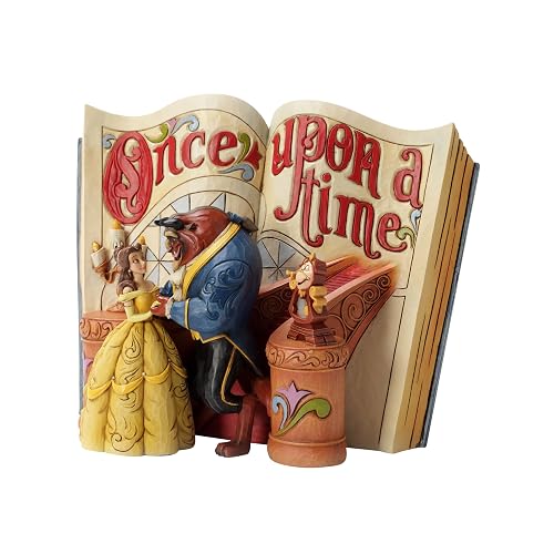 Disney Traditions 4031483 Beauty and The Beast Storybook Figurine, 6 inches